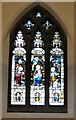 SJ8391 : Stained glass in Christ Church by Gerald England