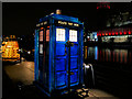 SJ8097 : Dr Who's Tardis at MediaCityUK by David Dixon