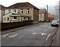 ST2390 : Gwendoline Road speed bump, Risca by Jaggery