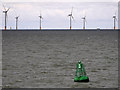 SD2700 : Liverpool Bay, Crosby Channel Starboard Marker C17 by David Dixon