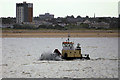 SJ3097 : Tugboat in the Crosby Channel near Waterloo by David Dixon