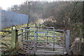 ST2099 : Kissing gate on footpath to Crumlin from Trinant by M J Roscoe