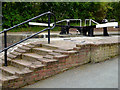 SJ5242 : Grindley Brook staircase locks (detail) in Shropshire by Roger  D Kidd