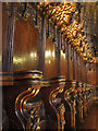 SJ6552 : St Mary, Nantwich: misericords (detail) by Stephen Craven