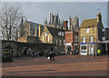 TL5480 : Ely: Market Place and Cathedral by John Sutton