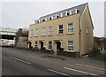 ST3188 : Row of three houses, East Usk Road, Newport by Jaggery