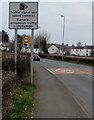 ST3490 : Bilingual sign facing Caerleon Road, Caerleon by Jaggery