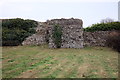 TQ6404 : Second World War Pillbox within Pevensey Castle by PAUL FARMER