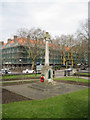 TQ3276 : Memorial to the First Surrey Rifles, St Giles' churchyard, Camberwell Church Street, London by Robin Stott