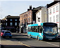 SJ5182 : X1 bus in High Street, Runcorn by Jaggery