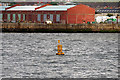 SJ3292 : Special Marker Buoy in the Mersey Estuary by David Dixon