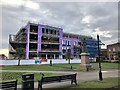 SJ8546 : Newcastle-under-Lyme: new public sector hub under construction by Jonathan Hutchins