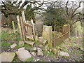 SE0327 : Sowerby Bridge FP2, Midgley (3) - footpath gate by Humphrey Bolton