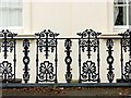 SP3166 : Railings and balconies, Clarendon Square  4 by Alan Murray-Rust