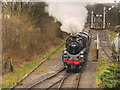 SD7916 : 76084 Approaching Ramsbottom by David Dixon