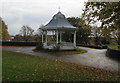 ST1369 : Victoria Park bandstand, Cadoxton by Jaggery