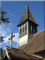 SO9144 : Belfry, Besford church by Philip Halling