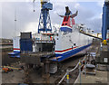 J3676 : 'Stena Superfast VII' in dry dock, Belfast by Rossographer