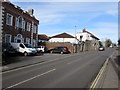 SY2998 : Up Chard Street towards Axminster Hospital by Jaggery