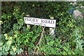 TM4289 : Priory Road sign by Geographer