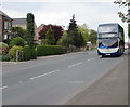 SO6303 : Stagecoach double-decker bus descends Highfield Road, Lydney by Jaggery