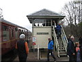 NM8980 : Glenfinnan Signal Box by M J Richardson