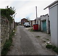 SS9079 : Back lane in Bridgend by Jaggery