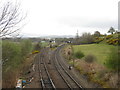 NN1174 : The West Highland Railway at Inverlochy by M J Richardson