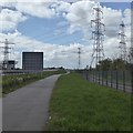 SK5029 : Foot and cycle path beside the A453 by David Lally