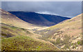 NN2985 : Grassy knoll near 'viewpoint' in Glen Roy by Trevor Littlewood