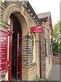 SE0337 : Entrance to Haworth railway station by Stephen Craven