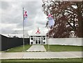 ST8083 : Entrance to hospitality tent at Badminton Horse Trials by Jonathan Hutchins