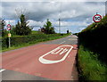 SO3407 : From 40 to 50 on the B4598, Llanfair Kilgeddin, Monmouthshire by Jaggery