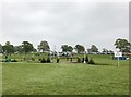 ST8182 : Badminton Horse Trials 2017: cross-country fences 11 and 12 - KBIS Bridge by Jonathan Hutchins