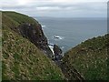 ND1527 : Sea stack to the north of Ceann Badaidh na Muic, Caithness by Claire Pegrum