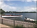 SJ4034 : The Lady Katherine steamboat on the mere at Ellesmere by Jonathan Hutchins