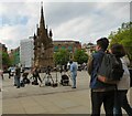 SJ8398 : The next day in Albert Square by Gerald England