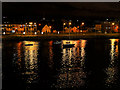 O1834 : River Liffey at Night by David Dixon