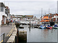 SY6878 : RNLI Weymouth Lifeboat Berth, Weymouth Harbour by David Dixon