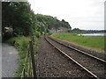 SN6997 : Glandyfi railway station (site), Ceredigion by Nigel Thompson