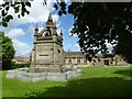 SP2824 : Langston Memorial Fountain, Churchill by Philip Halling