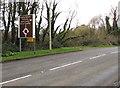 SS8277 : Kenfig Nature Reserve direction sign, Porthcawl by Jaggery