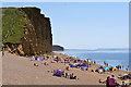 SY4690 : Broadchurch Beach and Cliff by David Dixon