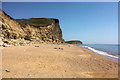 SY4789 : Cliff and Beach between West Bay and Freshwater by David Dixon