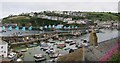 SX0144 : Mevagissey Harbour (set of 2 images) by Oast House Archive