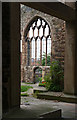 ST5973 : Church window, Castle Park, Bristol by Jim Osley