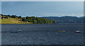 NO4530 : Boats moored on the Firth of Tay by Mat Fascione