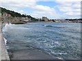 TA0487 : High Tide, South Bay, Scarborough by Graham Robson