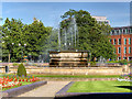 TA0928 : Fountain, Queen's Gardens by David Dixon