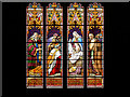 SE7428 : Howden Minster Great West Window (2) by David Dixon